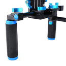 YELANGU YLG0102A-A01 Dual Handle Shoulder Mount Support Kit DSLR Rig(Black)