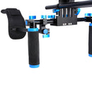 YELANGU YLG0102A-A01 Dual Handle Shoulder Mount Support Kit DSLR Rig(Black)