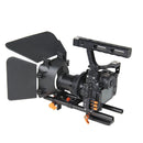 YELANGU YLG1105A A7 Cage Set Include Video Camera Cage Stabilizer / Follow Focus / Matte Box for Sony GH4 / A7S / A7 / A7R / A72 / A7RII / A7SII / A6000 / A6500 / A6300 / A7R3 / A7S3 / A7R4 (Orange)