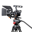 YELANGU YLG1105A A7 Cage Set Include Video Camera Cage Stabilizer / Follow Focus / Matte Box for Sony GH4 / A7S / A7 / A7R / A72 / A7RII / A7SII / A6000 / A6500 / A6300 / A7R3 / A7S3 / A7R4 (Orange)