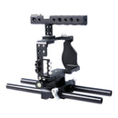 YELANGU YLG0905A Camera Video Cage Handle Stabilizer for Sony A6000/A6300/A6400/A6500(Black)
