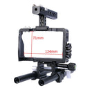YELANGU YLG0905A Camera Video Cage Handle Stabilizer for Sony A6000/A6300/A6400/A6500(Black)