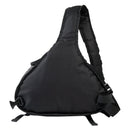 CADEN Triangle Shape Tscope Sling Shoulder Cross Digital Camera Bags Case Soft Bag with Rain Cover for Canon Nikon Sony K1, Size: 36*31*15cm(Black)