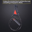 Bullet Time Rig 360 Degree Selfie Mount for PULUZ Action Sports Cameras Jaws Flex Clamp Mount for GoPro HERO10 Black / HERO9 Black / HERO8 Black /7 /6 /5 /5 Session /4 Session /4 /3+ /3 /2 /1, DJI Osmo Action, Xiaoyi and Other Action Cameras(Black)