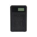 Digital LCD Display Battery Charger with USB Port for Sony NP-FZ100 Battery, Compatible with Sony A9 (ILCE-9)