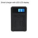Digital LCD Display Battery Charger with USB Port for Sony NP-FZ100 Battery, Compatible with Sony A9 (ILCE-9)