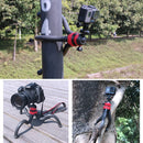 Mini Octopus Flexible Tripod Holder with Phone Clamp for iPhone, Galaxy, Huawei, GoPro HERO10 Black / HERO9 Black / HERO8 Black /7 /6 /5 /5 Session /4 Session /4 /3+ /3 /2 /1, Xiaoyi and Other Action Cameras