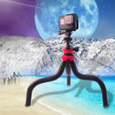 Mini Octopus Flexible Tripod Holder with Phone Clamp for iPhone, Galaxy, Huawei, GoPro HERO10 Black / HERO9 Black / HERO8 Black /7 /6 /5 /5 Session /4 Session /4 /3+ /3 /2 /1, Xiaoyi and Other Action Cameras