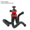 Mini Octopus Flexible Tripod Holder with Phone Clamp for iPhone, Galaxy, Huawei, GoPro HERO10 Black / HERO9 Black / HERO8 Black /7 /6 /5 /5 Session /4 Session /4 /3+ /3 /2 /1, Xiaoyi and Other Action Cameras