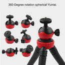 Mini Octopus Flexible Tripod Holder with Phone Clamp for iPhone, Galaxy, Huawei, GoPro HERO10 Black / HERO9 Black / HERO8 Black /7 /6 /5 /5 Session /4 Session /4 /3+ /3 /2 /1, Xiaoyi and Other Action Cameras