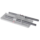 2 PCS WARAXE 2637 Diameter 15mm Length 150mm Aluminum Alloy Rods for 15mm Rod Rail Support System(Black)