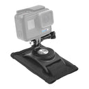 360 Degree Rotating Quick Release Strap Mount Shoulder Backpack Mount for GoPro HERO10 Black / HERO9 Black / HERO8 Black /7 /6 /5 /5 Session /4 Session /4 /3+ /3 /2 /1, and Other Action Cameras(Black)
