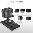 360 Degree Rotating Quick Release Strap Mount Shoulder Backpack Mount for GoPro HERO10 Black / HERO9 Black / HERO8 Black /7 /6 /5 /5 Session /4 Session /4 /3+ /3 /2 /1, and Other Action Cameras(Black)
