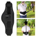 Waist Belt Mount Strap with Adapter & Screw for GoPro HERO10 Black / HERO9 Black / HERO8 Black / HERO7 /6 /5 /5 Session /4 Session /4 /3+ /3 /2 /1, Insta360 ONE R, DJI Osmo Action and Other Action Cameras(Black)