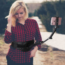 Waist Belt Mount Strap with Adapter & Screw for GoPro HERO10 Black / HERO9 Black / HERO8 Black / HERO7 /6 /5 /5 Session /4 Session /4 /3+ /3 /2 /1, Insta360 ONE R, DJI Osmo Action and Other Action Cameras(Black)