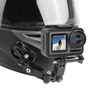 Cycling Helmet Adhesive Multi-Joint Arm Fixed Mount Set with J-Hook Buckle Mount & Screw for DJI Osmo Action, GoPro HERO9 Black / HERO8 Black /7 /6 /5 /5 Session /4 Session /4 /3+ /3 /2 /1, Xiaoyi and Other Action Cameras