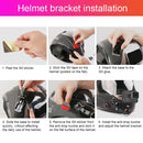 Cycling Helmet Adhesive Multi-Joint Arm Fixed Mount Set with J-Hook Buckle Mount & Screw for DJI Osmo Action, GoPro HERO9 Black / HERO8 Black /7 /6 /5 /5 Session /4 Session /4 /3+ /3 /2 /1, Xiaoyi and Other Action Cameras