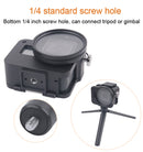 Housing Shell CNC Aluminum Alloy Protective Cage with Insurance Frame & 52mm UV Lens for GoPro HERO7 Black /6 /5 (Red)