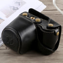 Full Body Camera PU Leather Case Bag with Strap for Sony A5100 (Black)