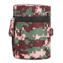 Camouflage Color Small Lens Case Zippered Cloth Pouch Box for DSLR Camera Lens, Size: 11x8x8cm (Brown)