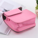 Retro Style Full Body Camera PU Leather Case Bag with Strap for FUJIFILM instax mini 9 / mini 8+ / mini 8(Pink)