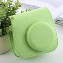 Retro Style Full Body Camera PU Leather Case Bag with Strap for FUJIFILM instax mini 9 / mini 8+ / mini 8(Green)