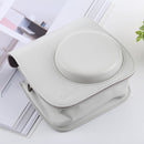 Retro Style Full Body Camera PU Leather Case Bag with Strap for FUJIFILM instax mini 9 / mini 8+ / mini 8(White)