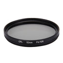 JUNESTAR 11 in 1 Proffesional 52mm Lens Filter(CPL + UV + ND8 + ND4 + ND2 + Star 8 + Red + Yellow + FLD / Purple) & Waterproof Housing Case Adapter Ring & Lens Protective Cap for GoPro HERO4 / 3+ / 3 & Xiaomi Xiaoyi Yi I / II 4K Sport Action Camera