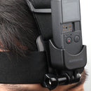 Sunnylife OP-Q9175 Elastic Adjustable Head Strap Mount Belt with Adapter for DJI OSMO Pocket(Black)