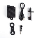 Waterproof LED Video Light with Adapter Mount & Screw for GoPro HERO10 Black / HERO9 Black / HERO8 Black / HERO7 /6 /5 /5 Session /4 Session /4 /3+ /3 /2 /1, Insta360 ONE R, DJI Osmo Action and Other Action Cameras(Black)