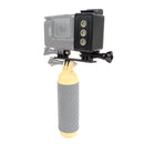 Waterproof LED Video Light with Adapter Mount & Screw for GoPro HERO10 Black / HERO9 Black / HERO8 Black / HERO7 /6 /5 /5 Session /4 Session /4 /3+ /3 /2 /1, Insta360 ONE R, DJI Osmo Action and Other Action Cameras(Black)