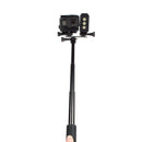 Waterproof LED Video Light with Adapter Mount & Screw for GoPro HERO10 Black / HERO9 Black / HERO8 Black / HERO7 /6 /5 /5 Session /4 Session /4 /3+ /3 /2 /1, Insta360 ONE R, DJI Osmo Action and Other Action Cameras(Black)