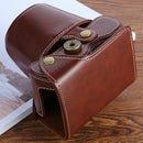 XT100 PU Leather Camera Protective bag for FUJIFILM X-T100 Camera, with Strap(Coffee)