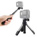 GP446 Multifunctional Mini Fixed Tripod for GoPro HERO10 Black / HERO9 Black / HERO8 Black /7 /6 /5 /5 Session /4 Session /4 /3+ /3 /2 /1, DJI Osmo Action, Xiaoyi and Other Action Cameras(Grey)