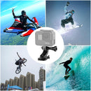 GP451 360-degree Rotating J-type Base for GoPro HERO10 Black / HERO9 Black / HERO8 Black /7 /6 /5 /5 Session /4 Session /4 /3+ /3 /2 /1, DJI Osmo Action, Xiaoyi and Other Action Cameras