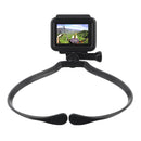 GP458 Camera Neck Fixed Shooting Bracket for GoPro HERO10 Black / HERO9 Black / HERO8 Black /7 /6 /5 /5 Session /4 Session /4 /3+ /3 /2 /1, DJI Osmo Action, Xiaoyi and Other Action Cameras