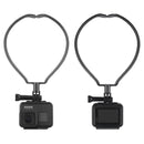 GP458 Camera Neck Fixed Shooting Bracket for GoPro HERO10 Black / HERO9 Black / HERO8 Black /7 /6 /5 /5 Session /4 Session /4 /3+ /3 /2 /1, DJI Osmo Action, Xiaoyi and Other Action Cameras