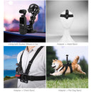 Sunnylife OP-Q9192 Metal Adapter Bracket for DJI OSMO Pocket(Red)