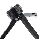 ADAI Adjustable Aluminum Alloy Mini Tripod Stand Tabletop Tripod for DSLR & Digital Cameras(Black)