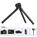 ADAI Adjustable Aluminum Alloy Mini Tripod Stand Tabletop Tripod for DSLR & Digital Cameras(Black)