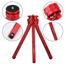 ADAI Adjustable Aluminum Alloy Mini Tripod Stand Tabletop Tripod for DSLR & Digital Cameras(Red)