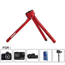 ADAI Adjustable Aluminum Alloy Mini Tripod Stand Tabletop Tripod for DSLR & Digital Cameras(Red)