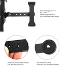 Sunnylife RO-Q9153 Handle Grip Extension Bracket Clamp with Mounting Adapter for DJI RONIN-S Gimbal(Black)