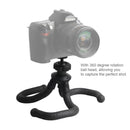 V-R1 Mini Octopus Flexible Tripod Holder with Ball Head for SLR Cameras, GoPro, Cellphone(Black)