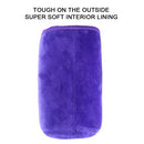 SLR Camera Lens Bag Micro Single Lens Bag Lens Inner Bile Bag Waterproof Protective Case Plus Velvet Thickening, Diameter: 8.5cm, height: 10cm(Purple)