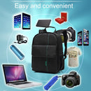 INDEPMAN DL-B013 Portable Waterproof Scratch-proof Outdoor Sports Backpack Camera Bag Phone Tablet Bag for GoPro, SJCAM, Nikon, Canon, Xiaomi Xiaoyi YI, iPad, Apple, Samsung, Huawei, Size: 26.5 * 12.5 * 33 cm(Red)