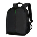 DL-B028 Portable Casual Style Waterproof Scratch-proof Outdoor Sports Backpack SLR Camera Bag Phone Bag for GoPro, SJCAM, Nikon, Canon, Xiaomi Xiaoyi YI, iPad, Apple, Samsung, Huawei, Size: 27.5 * 12.5 * 34 cm(Green)