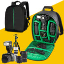 DL-B028 Portable Casual Style Waterproof Scratch-proof Outdoor Sports Backpack SLR Camera Bag Phone Bag for GoPro, SJCAM, Nikon, Canon, Xiaomi Xiaoyi YI, iPad, Apple, Samsung, Huawei, Size: 27.5 * 12.5 * 34 cm(Green)