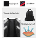 DL-B028 Portable Casual Style Waterproof Scratch-proof Outdoor Sports Backpack SLR Camera Bag Phone Bag for GoPro, SJCAM, Nikon, Canon, Xiaomi Xiaoyi YI, iPad, Apple, Samsung, Huawei, Size: 27.5 * 12.5 * 34 cm(Red)
