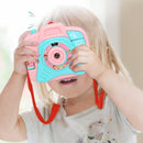 Children Cartoon Projector Simulated Camera Educational Toys (Pink)